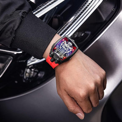 FEICE  Crystal Japanese Movement Supercar Wristwatch